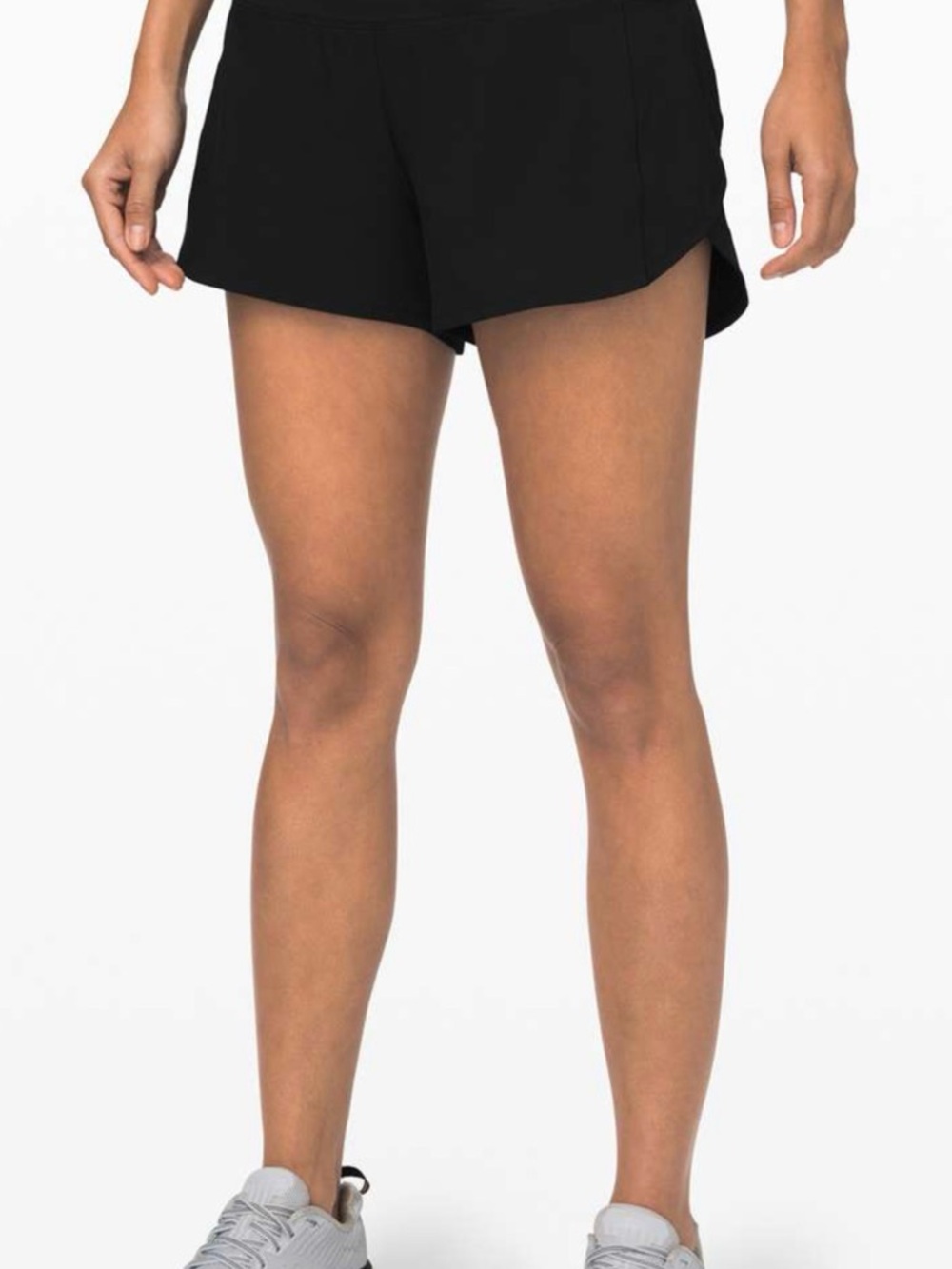 Lululemon Speed Up Mid-Rise Short 4"
Black